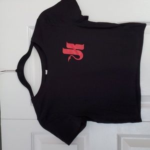 Kink.com womens baby cropped tee.  Brand new no tags xs/s